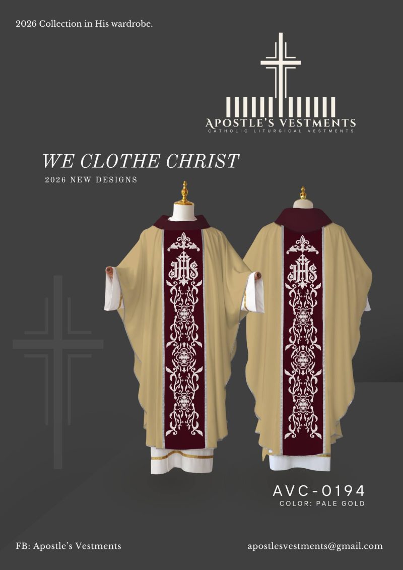 EMBROIDERED CHASUBLE (AVC-0194)