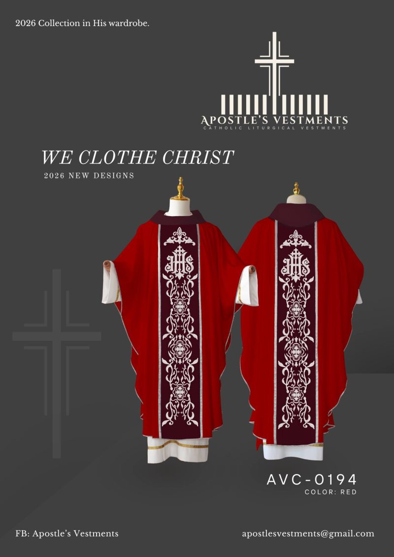 EMBROIDERED CHASUBLE (AVC-0194)