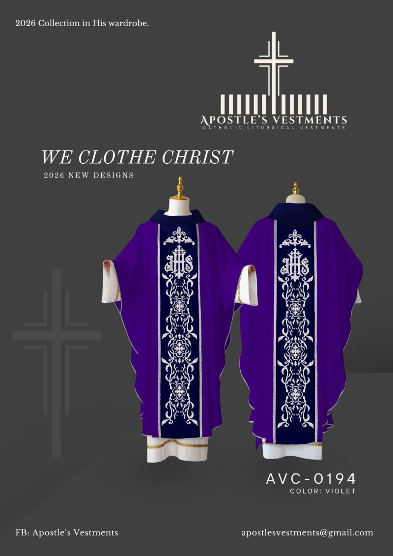 EMBROIDERED CHASUBLE (AVC-0194)