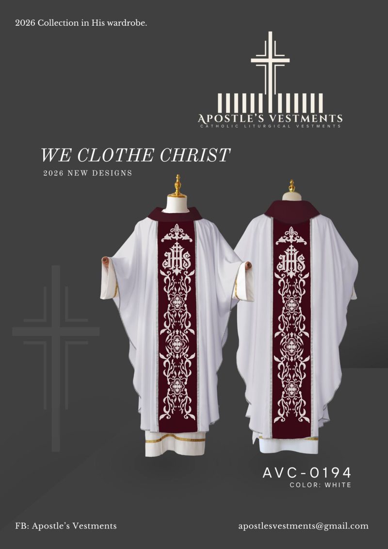 EMBROIDERED CHASUBLE (AVC-0194)