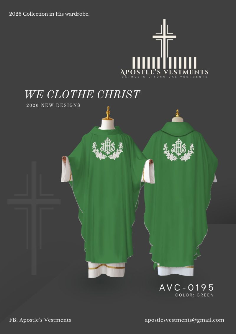 EMBROIDERED CHASUBLE (AVC-0195)