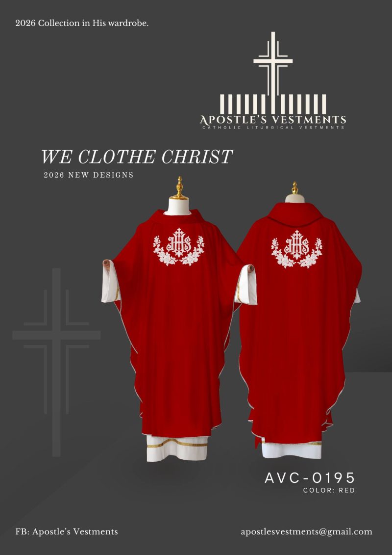 EMBROIDERED CHASUBLE (AVC-0195)