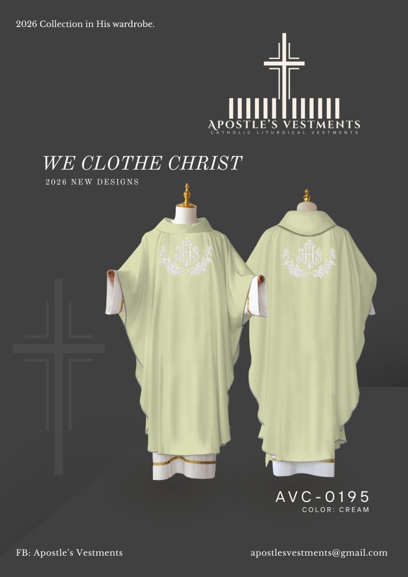 EMBROIDERED CHASUBLE (AVC-0195)