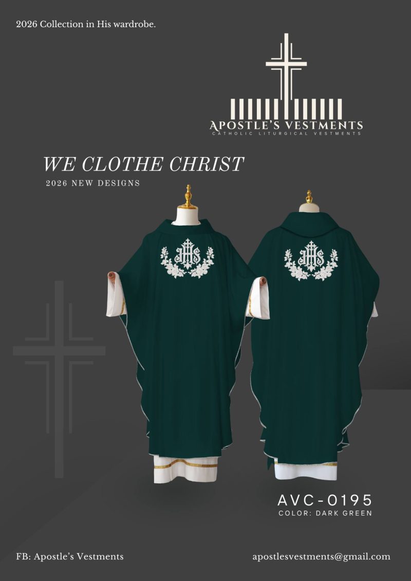 EMBROIDERED CHASUBLE (AVC-0195)