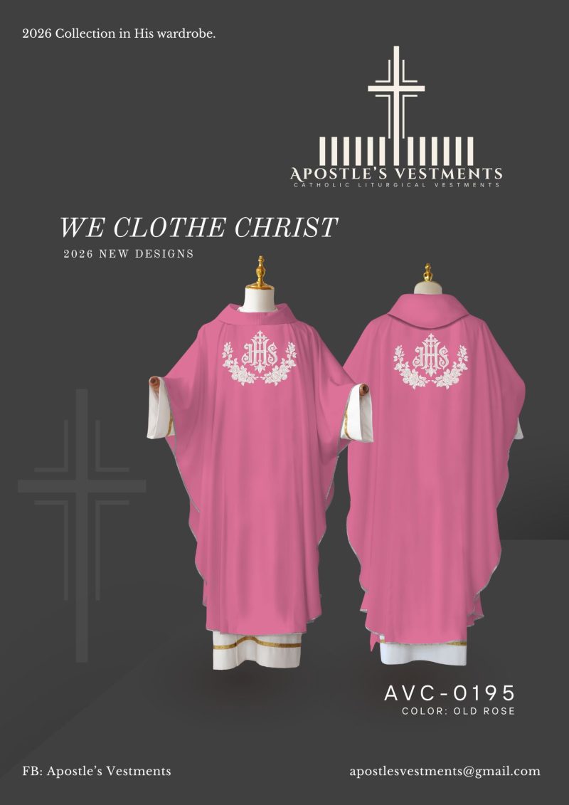EMBROIDERED CHASUBLE (AVC-0195)