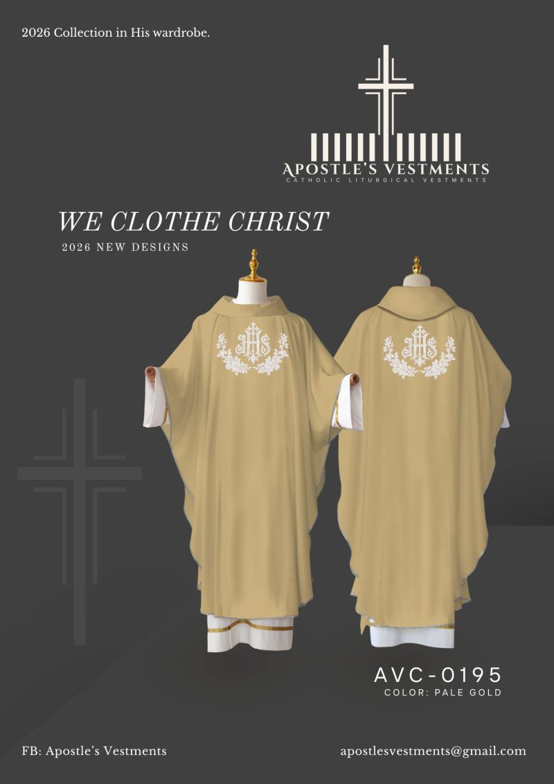 EMBROIDERED CHASUBLE (AVC-0195)