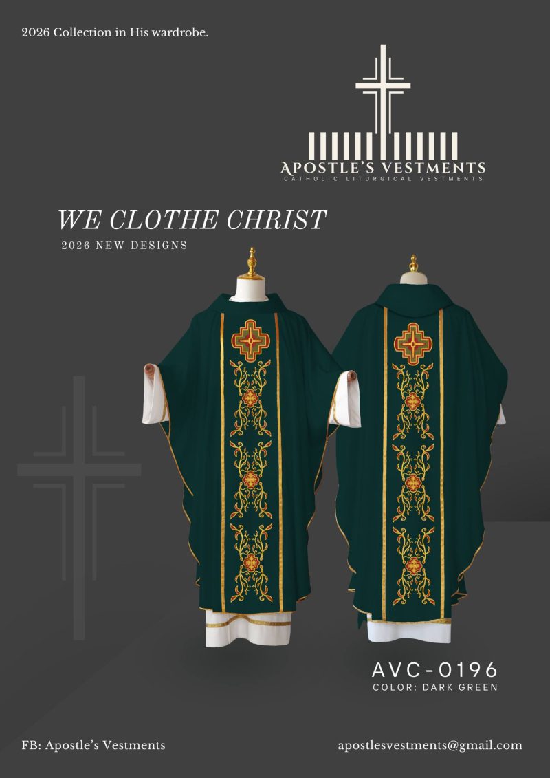 EMBROIDERED CHASUBLE (AVC-0196)
