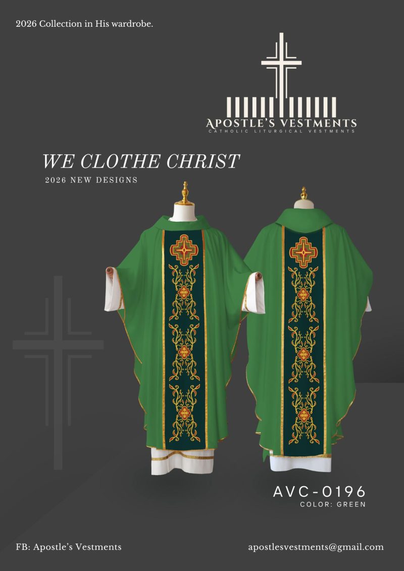 EMBROIDERED CHASUBLE (AVC-0196)