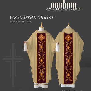 EMBROIDERED CHASUBLE (AVC-0196)