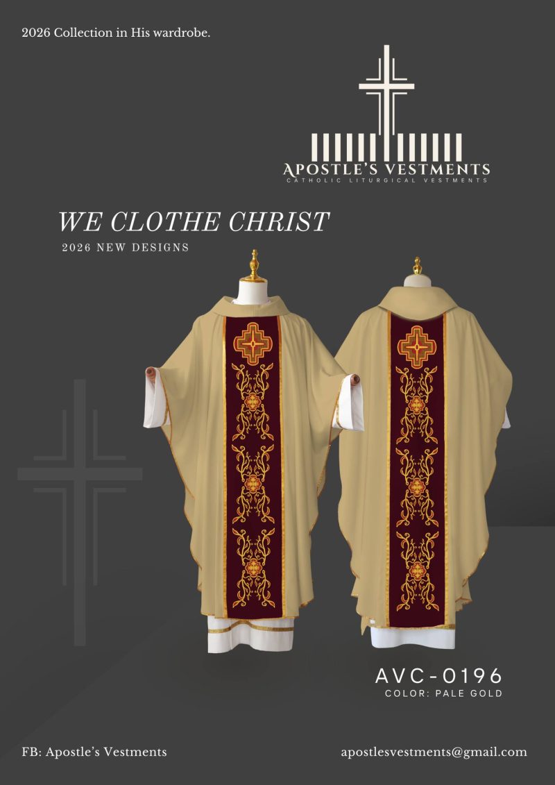 EMBROIDERED CHASUBLE (AVC-0196)