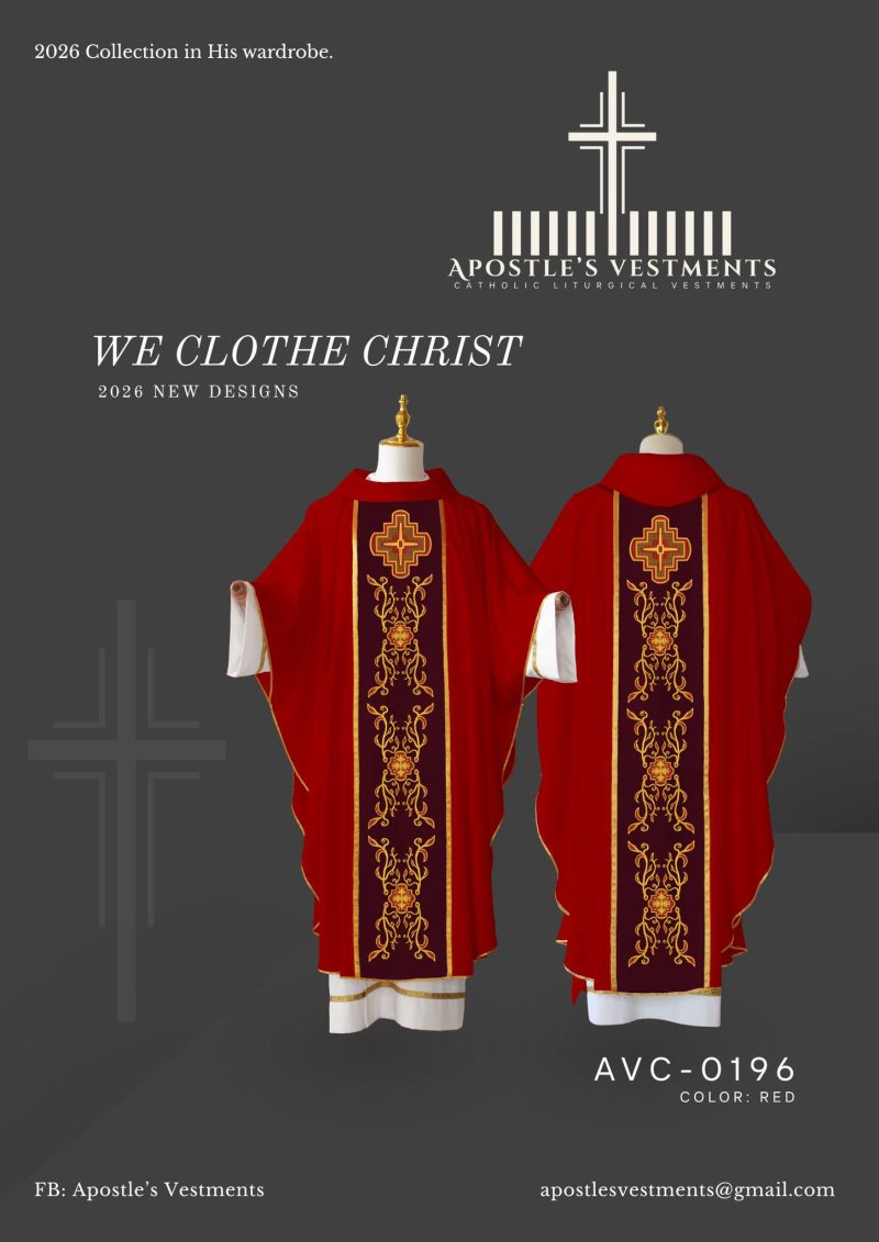 EMBROIDERED CHASUBLE (AVC-0196)