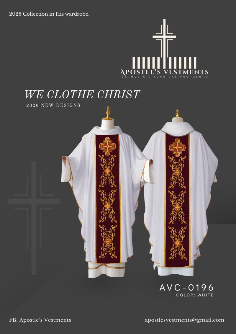 EMBROIDERED CHASUBLE (AVC-0196)