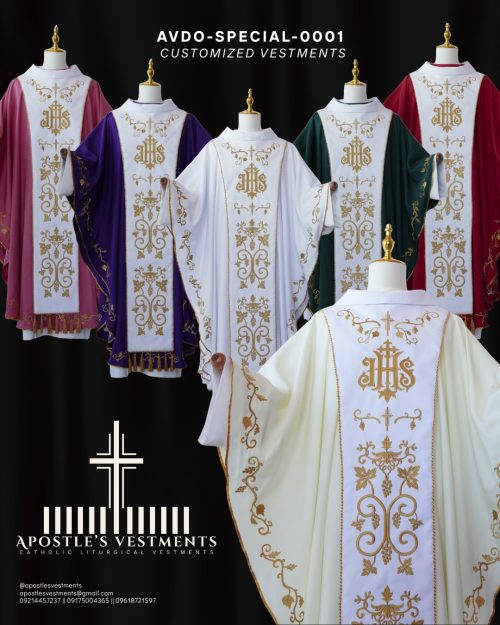 APOSTLE VESTMENT'S DETACHABLE ORPHREY DESIGN (AVDO-SPECIAL-0001)