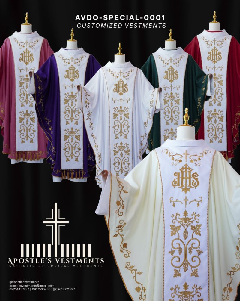 APOSTLE VESTMENT'S DETACHABLE ORPHREY DESIGN (AVDO-SPECIAL-0001)