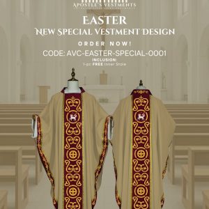 EASTER CHASUBLE DESIGN (AVC-EASTER-SPECIAL-0001)