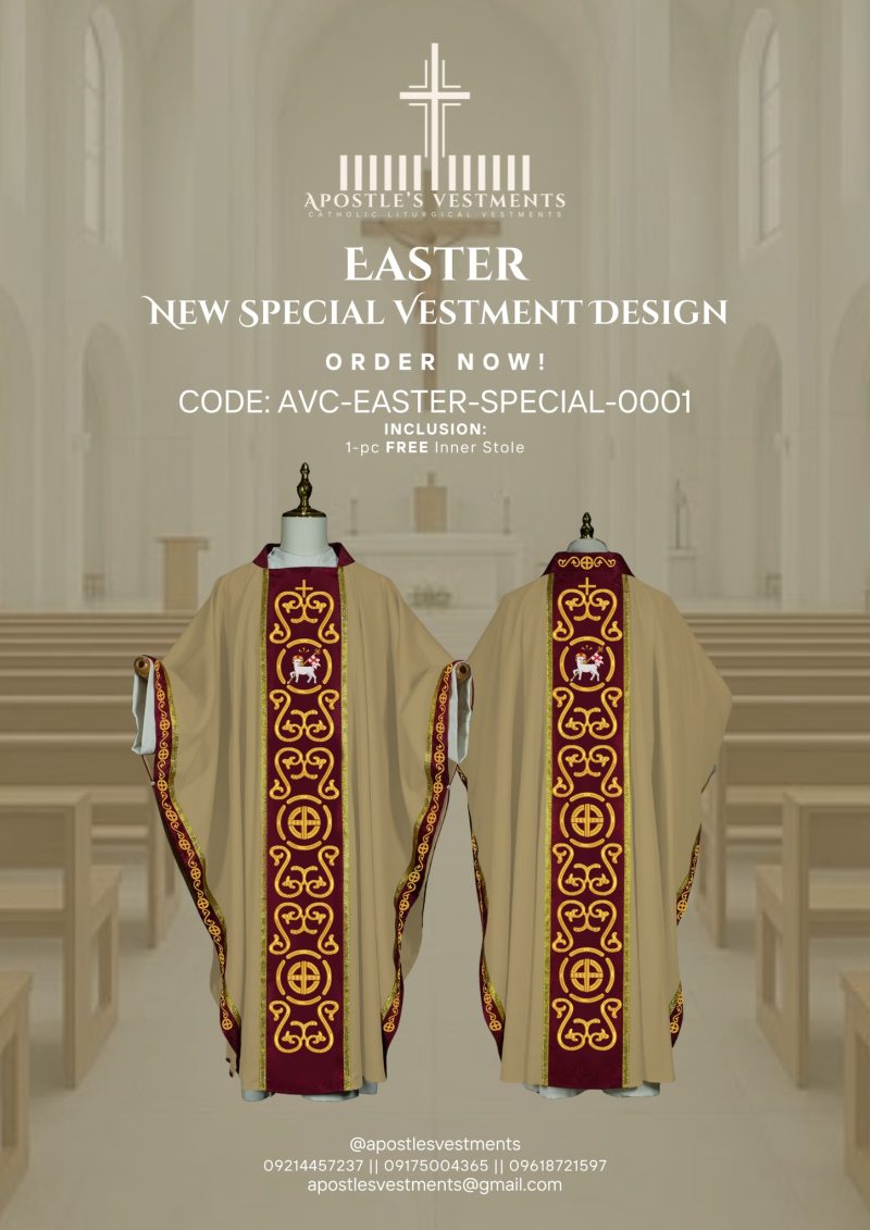 EASTER CHASUBLE DESIGN (AVC-EASTER-SPECIAL-0001)