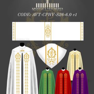 APOSTLE'S VESTMENTS COPE AND HEMERAL VIEL SET DESIGN (AVT-CPHV-26-0006)