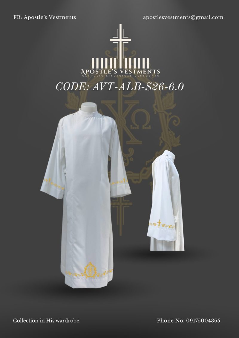 APOSTLE'S VESTMENTS ALB SET DESIGN (AVT-ALB-26-0006)