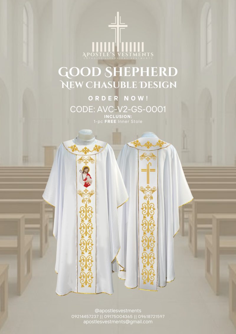 GOOD SHEPHERD CHASUBLE V2 DESIGNS (AVC-V2-GS-0001)