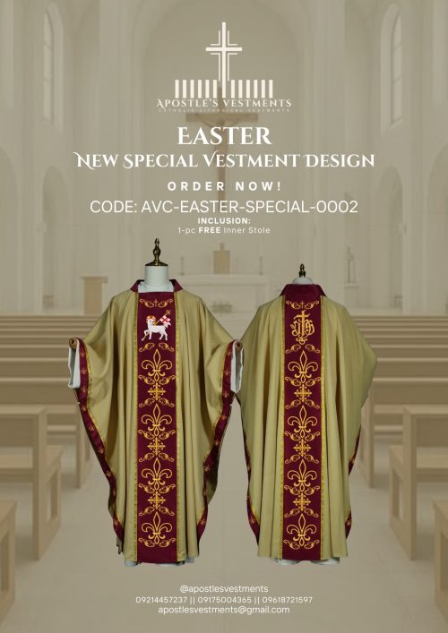 EASTER CHASUBLE DESIGN (AVC-EASTER-SPECIAL-0002)