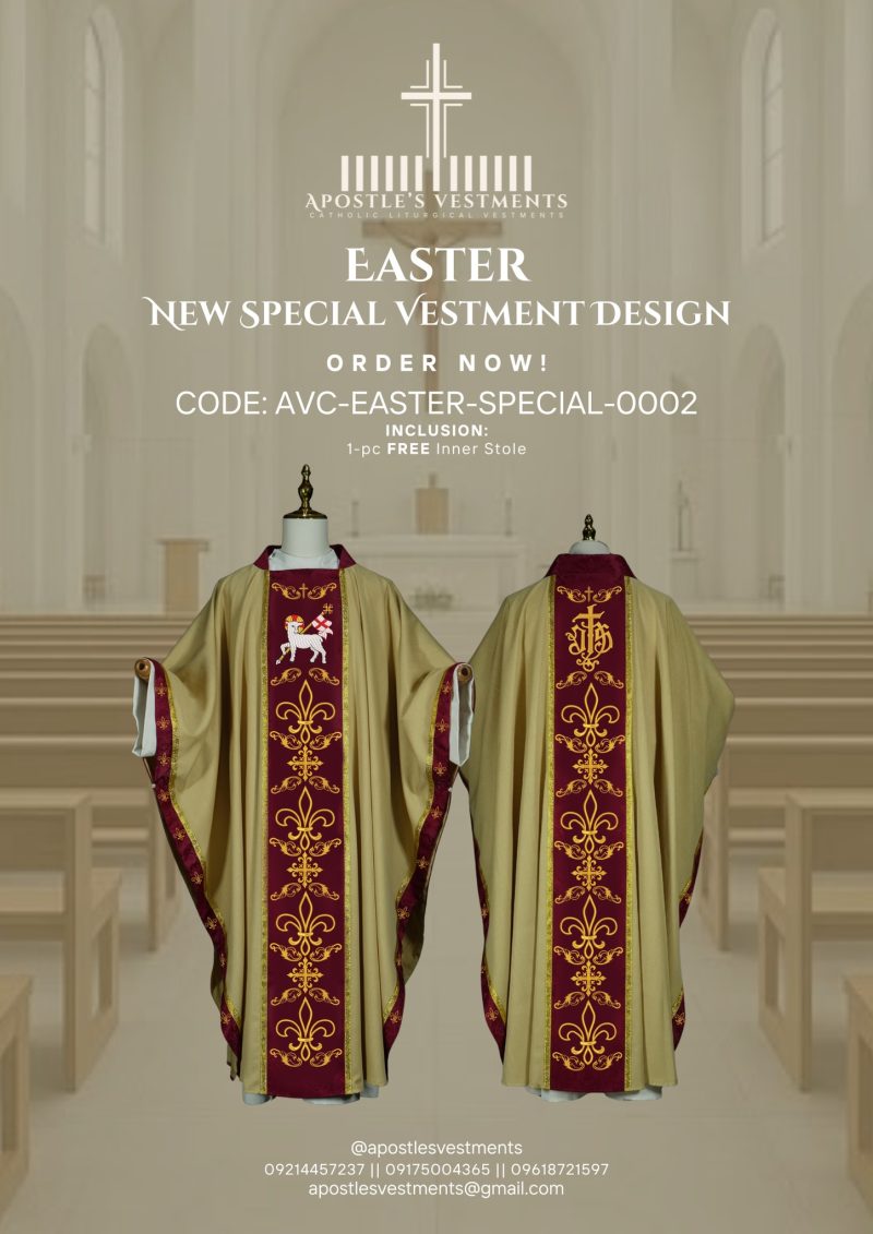EASTER CHASUBLE DESIGN (AVC-EASTER-SPECIAL-0002)