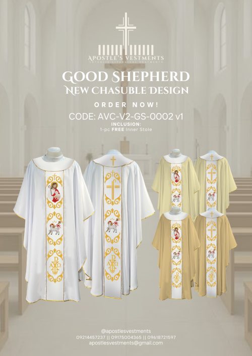 GOOD SHEPHERD CHASUBLE V2 DESIGNS (AVC-V2-GS-0002)