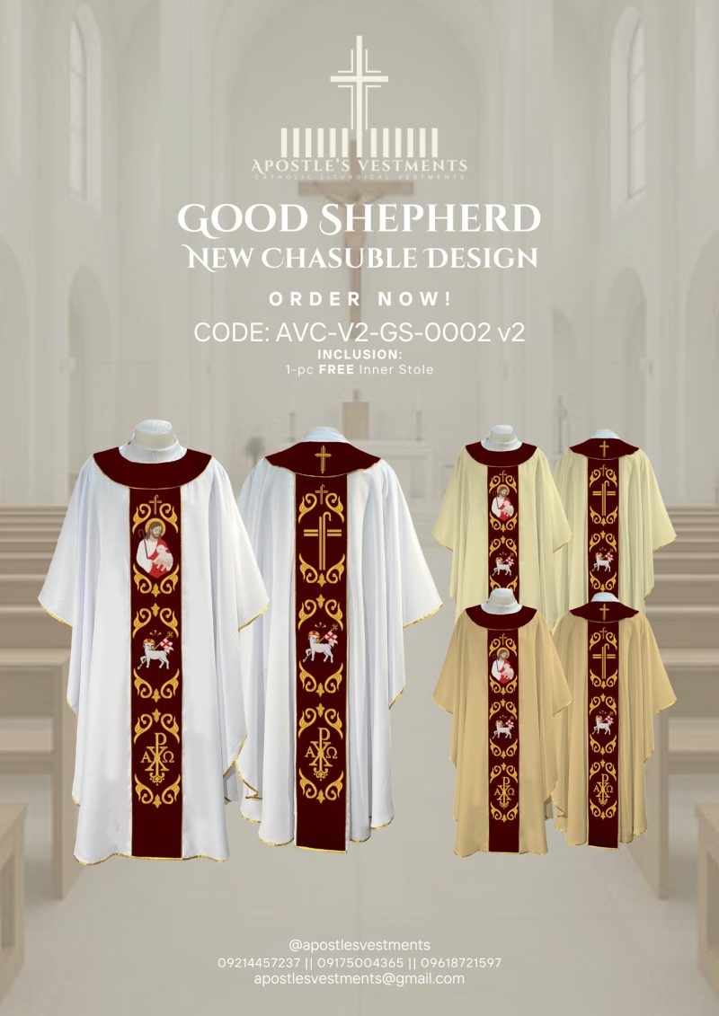 GOOD SHEPHERD CHASUBLE V2 DESIGNS (AVC-V2-GS-0002)