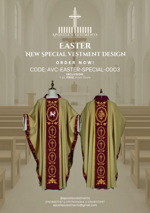 EASTER CHASUBLE DESIGN (AVC-EASTER-SPECIAL-0003)