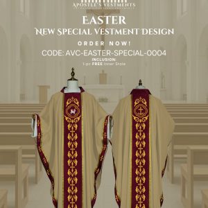 EASTER CHASUBLE DESIGN (AVC-EASTER-SPECIAL-0004)