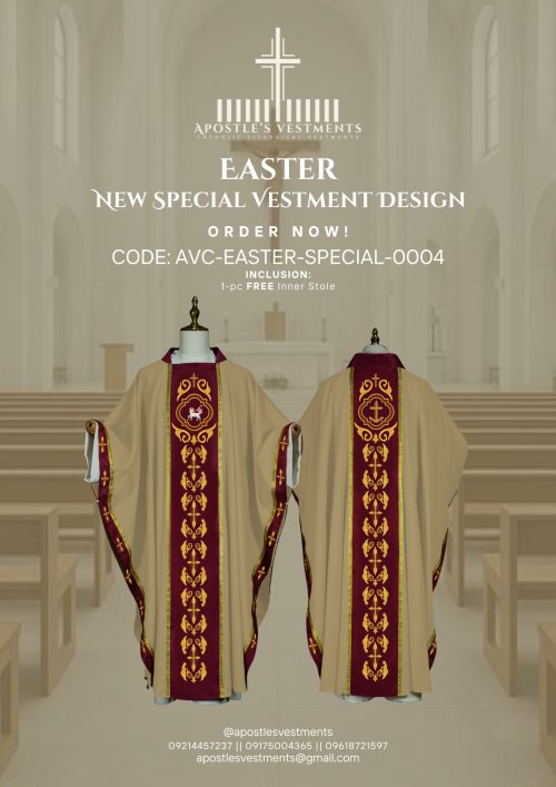 EASTER CHASUBLE DESIGN (AVC-EASTER-SPECIAL-0004)