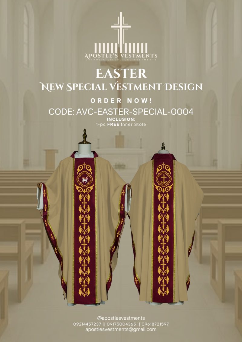EASTER CHASUBLE DESIGN (AVC-EASTER-SPECIAL-0004)