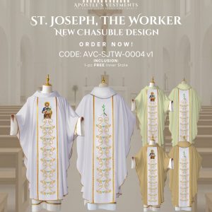 ST. JOSEPH THE WORKER CHASUBLE  DESIGNS (AVC-SJTW-0004)