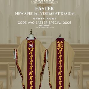 EASTER CHASUBLE DESIGN (AVC-EASTER-SPECIAL-0005)
