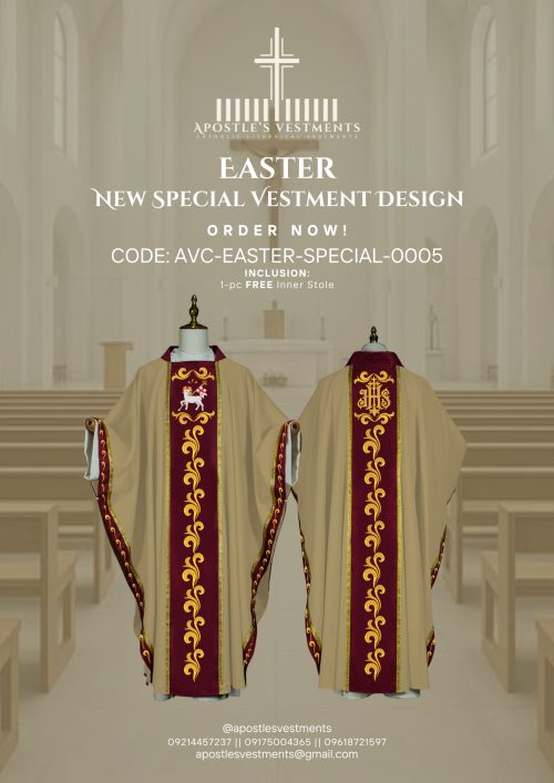 EASTER CHASUBLE DESIGN (AVC-EASTER-SPECIAL-0005)
