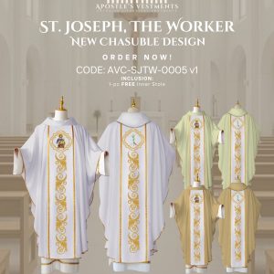 ST. JOSEPH THE WORKER CHASUBLE  DESIGNS (AVC-SJTW-0005)