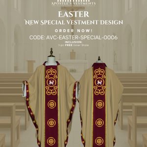 EASTER CHASUBLE DESIGN (AVC-EASTER-SPECIAL-0006)