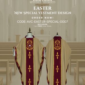 EASTER CHASUBLE DESIGN (AVC-EASTER-SPECIAL-0007)