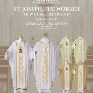 ST. JOSEPH THE WORKER CHASUBLE  DESIGNS (AVC-SJTW-0007)