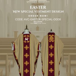 EASTER CHASUBLE DESIGN (AVC-EASTER-SPECIAL-0008)