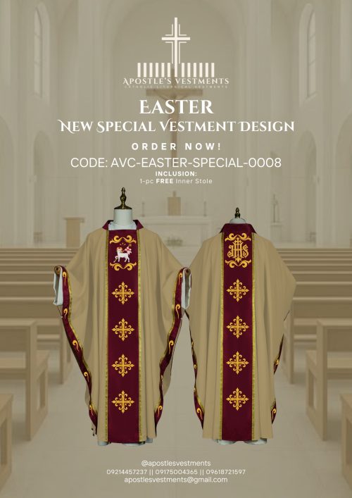 EASTER CHASUBLE DESIGN (AVC-EASTER-SPECIAL-0008)