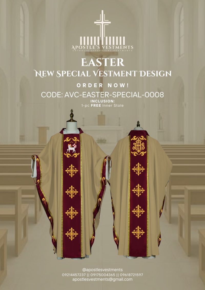 EASTER CHASUBLE DESIGN (AVC-EASTER-SPECIAL-0008)