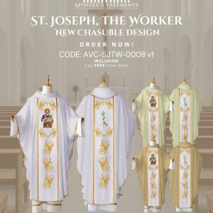 ST. JOSEPH THE WORKER CHASUBLE  DESIGNS (AVC-SJTW-0008)