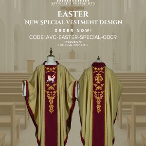EASTER CHASUBLE DESIGN (AVC-EASTER-SPECIAL-0009)