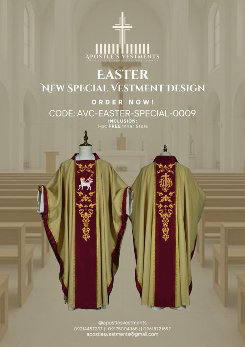 EASTER CHASUBLE DESIGN (AVC-EASTER-SPECIAL-0009)