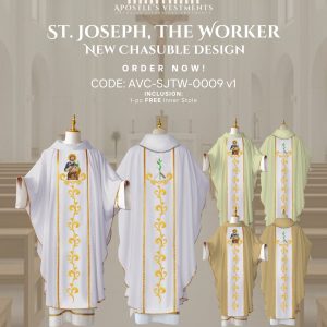 ST. JOSEPH THE WORKER CHASUBLE  DESIGNS (AVC-SJTW-0009)