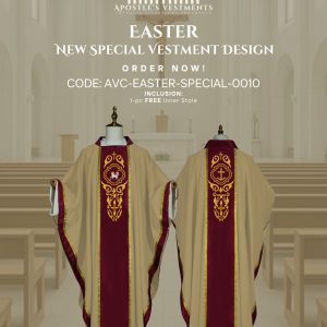 EASTER CHASUBLE DESIGN (AVC-EASTER-SPECIAL-0010)