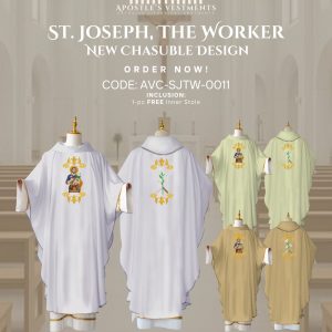 ST. JOSEPH THE WORKER CHASUBLE  DESIGNS (AVC-SJTW-0011)