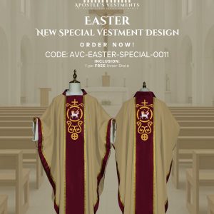 EASTER CHASUBLE DESIGN (AVC-EASTER-SPECIAL-0011)