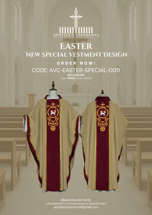 EASTER CHASUBLE DESIGN (AVC-EASTER-SPECIAL-0011)