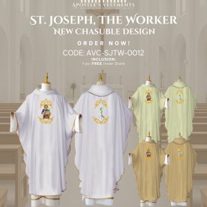 ST. JOSEPH THE WORKER CHASUBLE  DESIGNS (AVC-SJTW-0012)